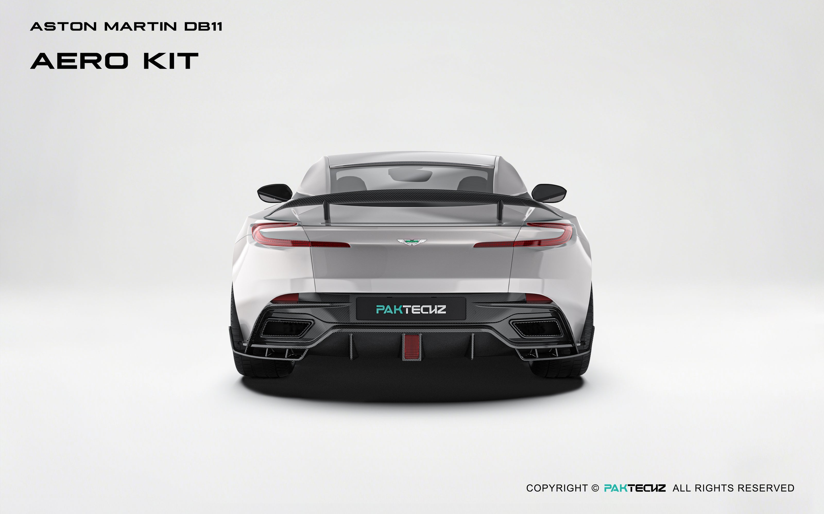 Aston Martin DB11 Paktechz Full Dry Carbon Aerodynamics kit