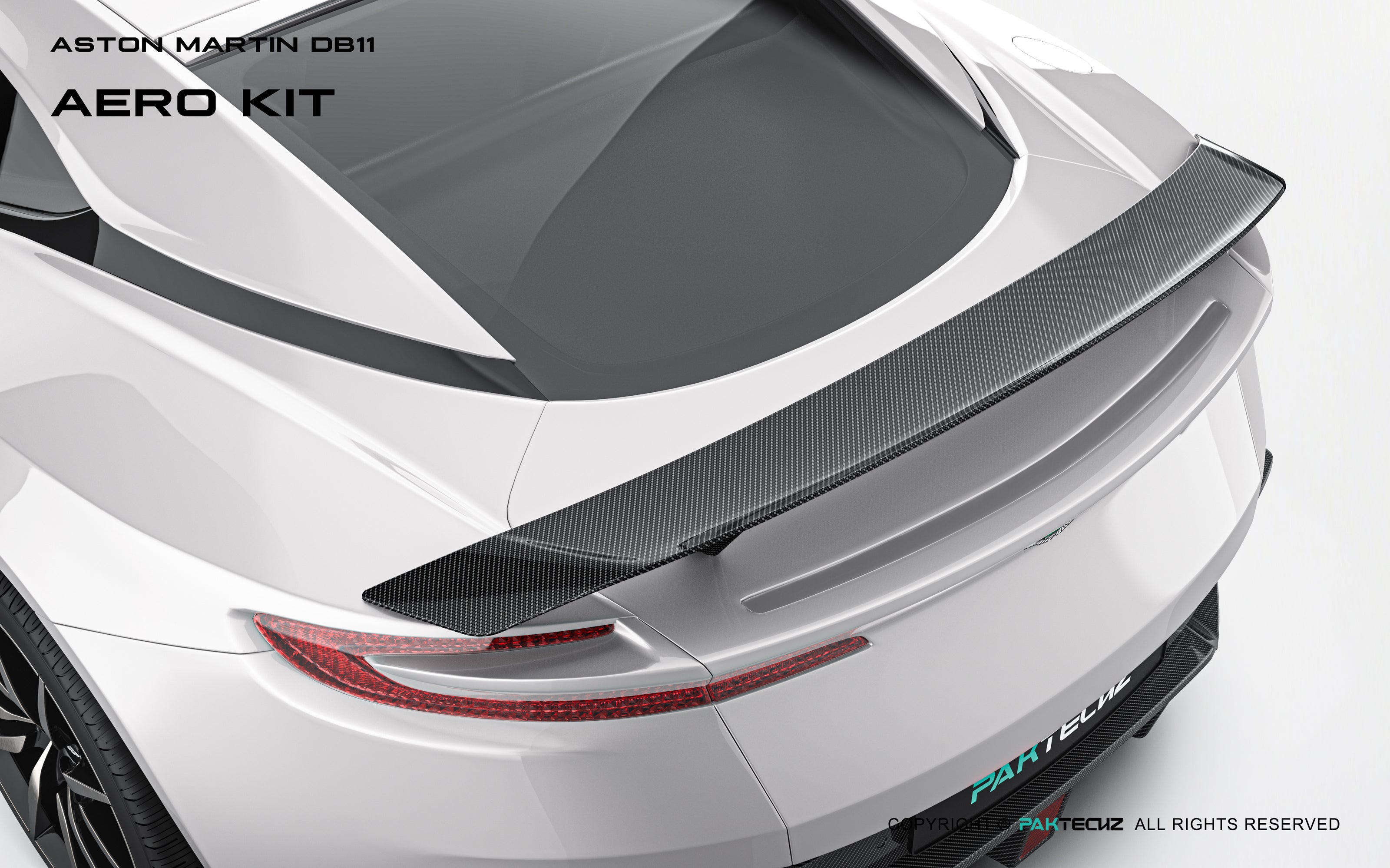 Aston Martin DB11 Paktechz Full Dry Carbon Aerodynamics kit