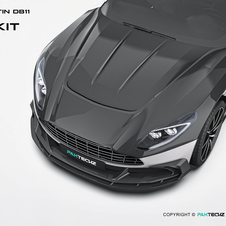 Aston Martin DB11 Paktechz Full Dry Carbon Aerodynamics kit