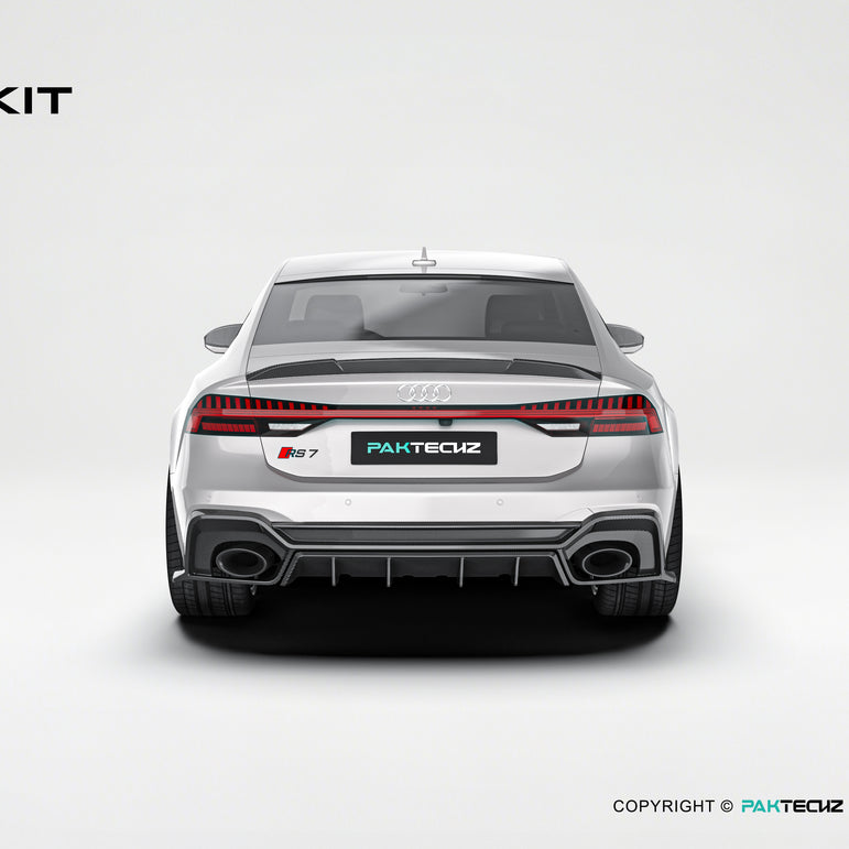Audi RS7 C8 Paktechz Full Dry Carbon Aerodynamics kit - Robot Bodykits