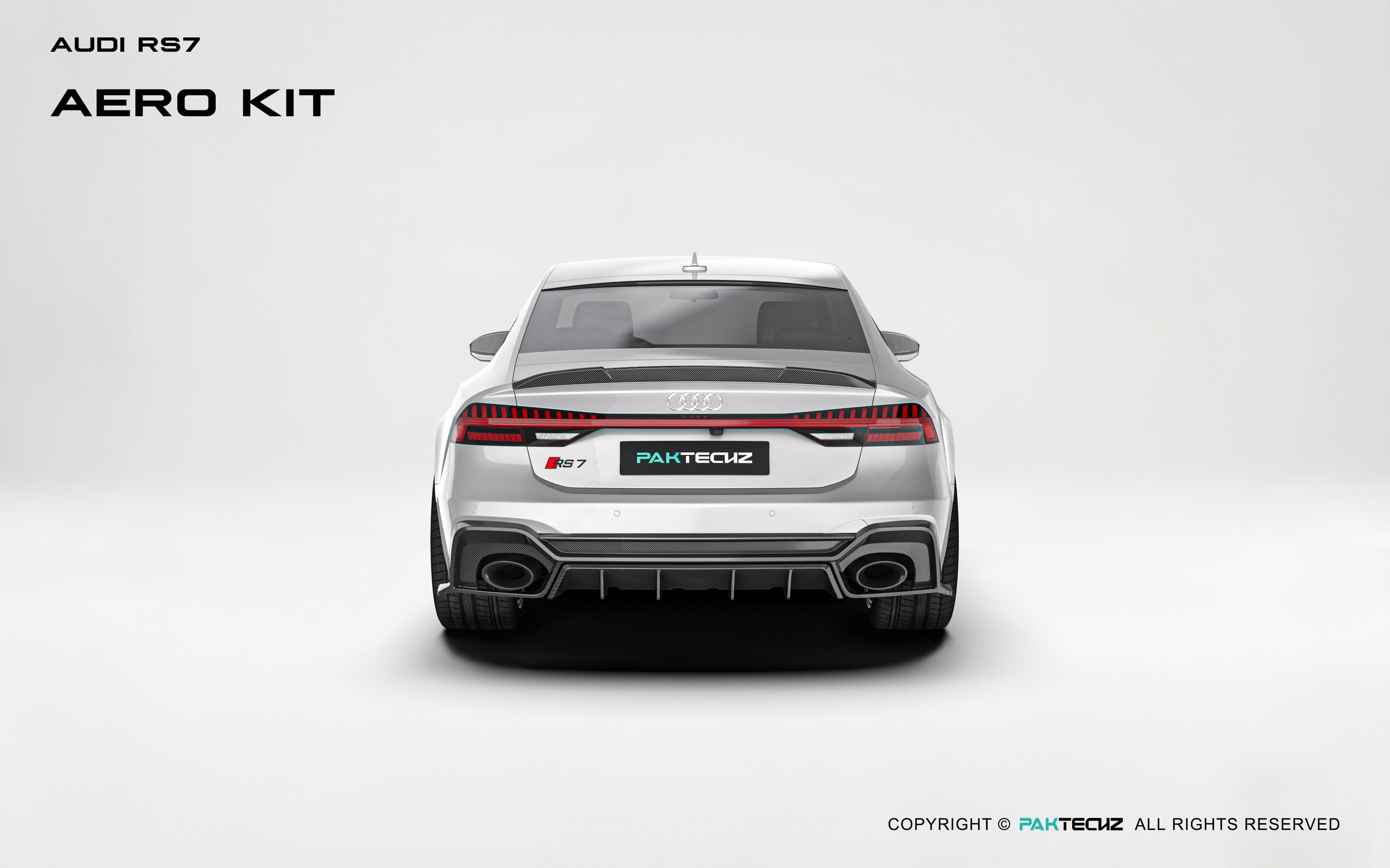 Audi RS7 C8 Paktechz Full Dry Carbon Aerodynamics kit - Robot Bodykits
