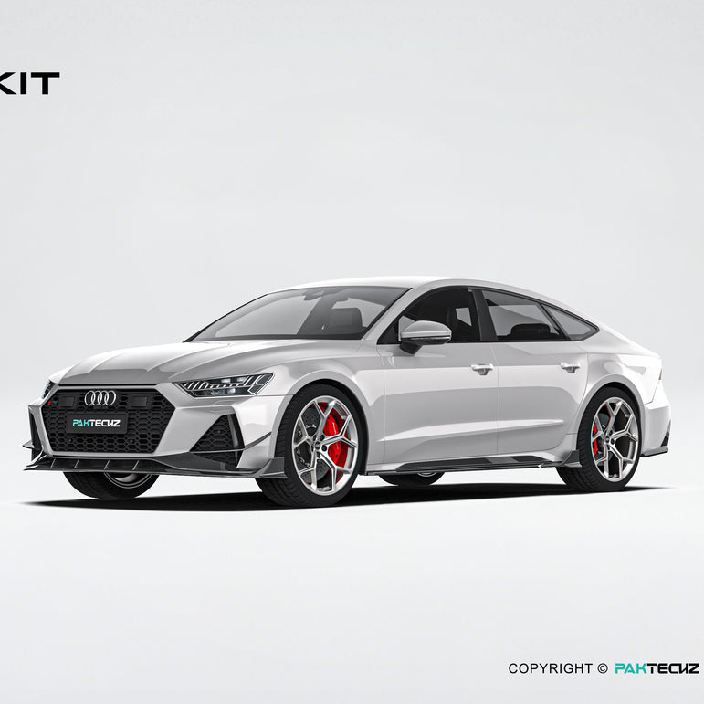 Audi RS7 C8 Paktechz Full Dry Carbon Aerodynamics kit - Robot Bodykits
