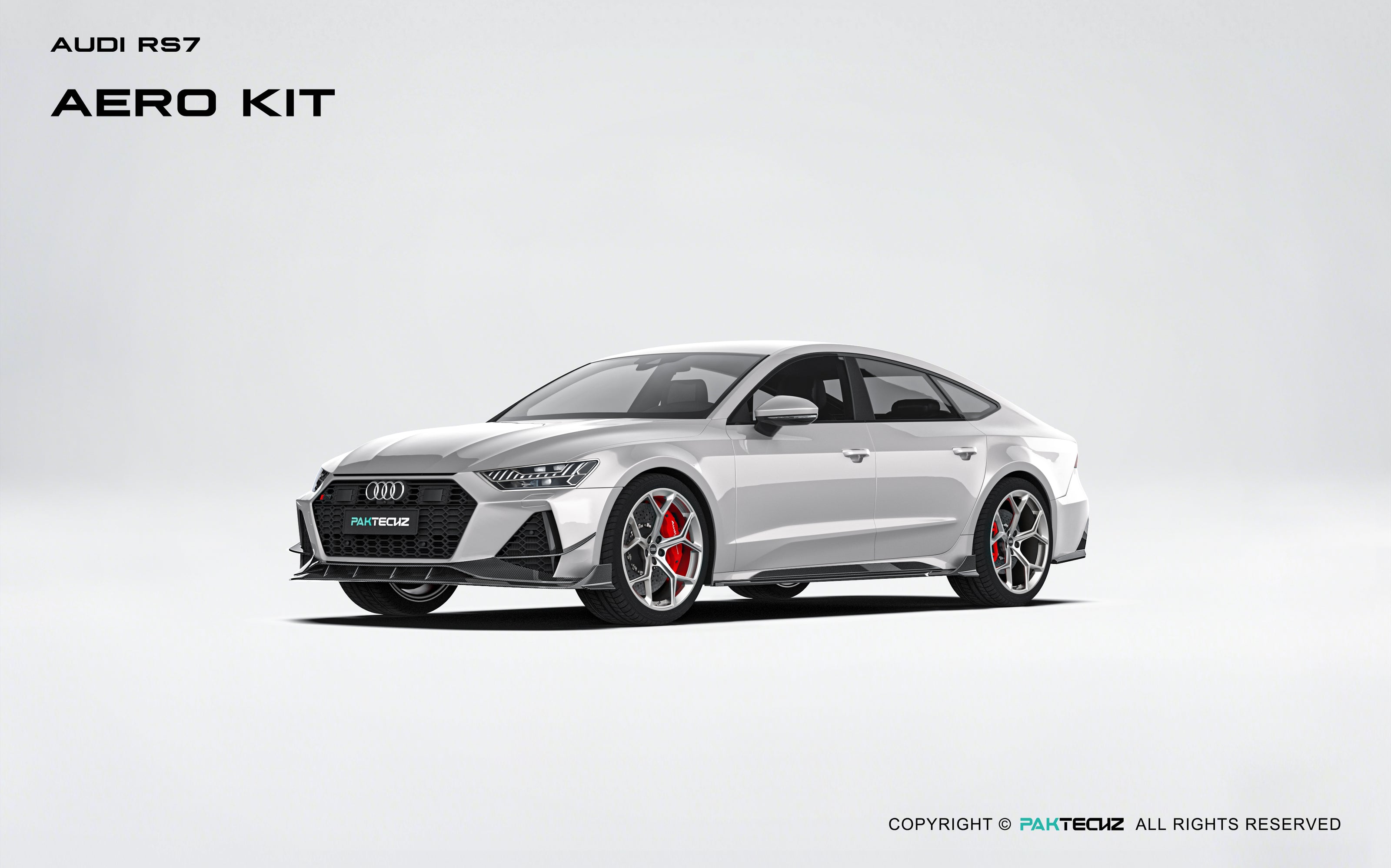 Audi RS7 C8 Paktechz Full Dry Carbon Aerodynamics kit - Robot Bodykits
