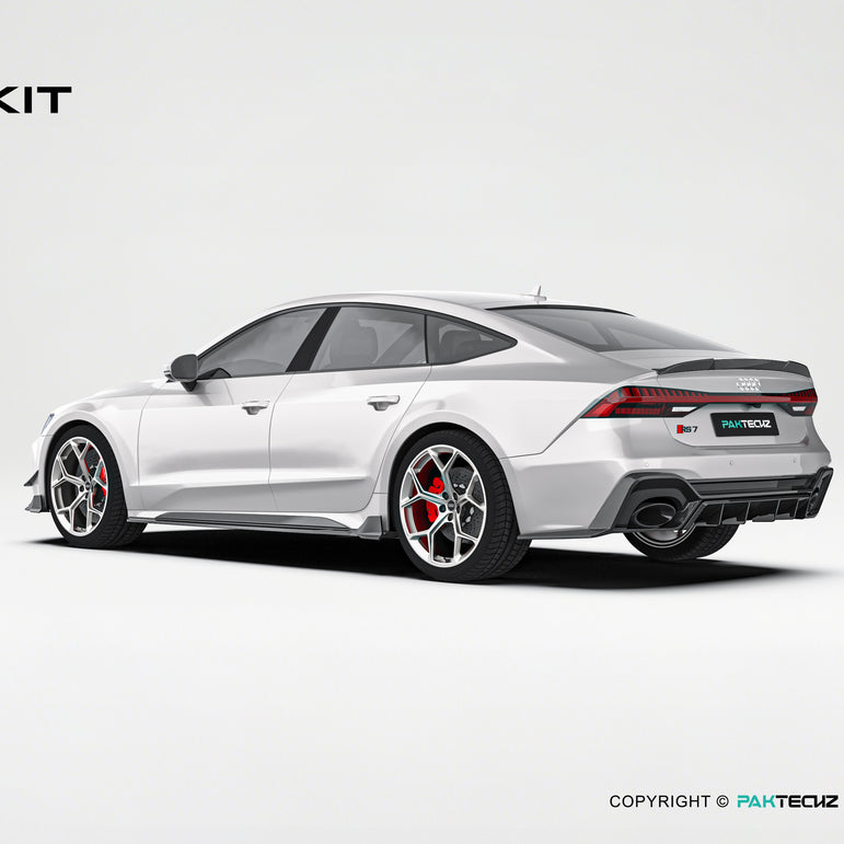 Audi RS7 C8 Paktechz Full Dry Carbon Aerodynamics kit - Robot Bodykits