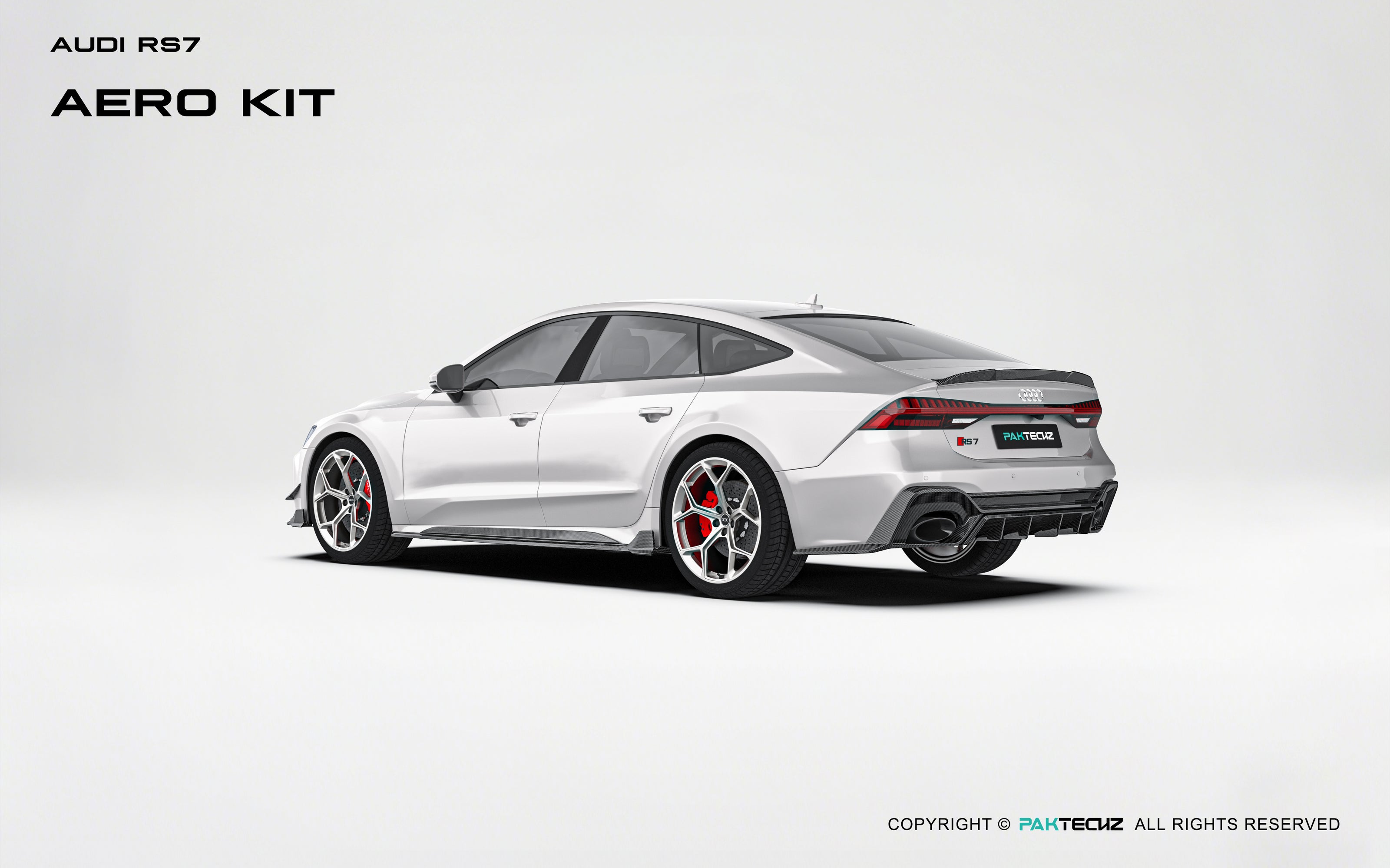 Audi RS7 C8 Paktechz Full Dry Carbon Aerodynamics kit - Robot Bodykits
