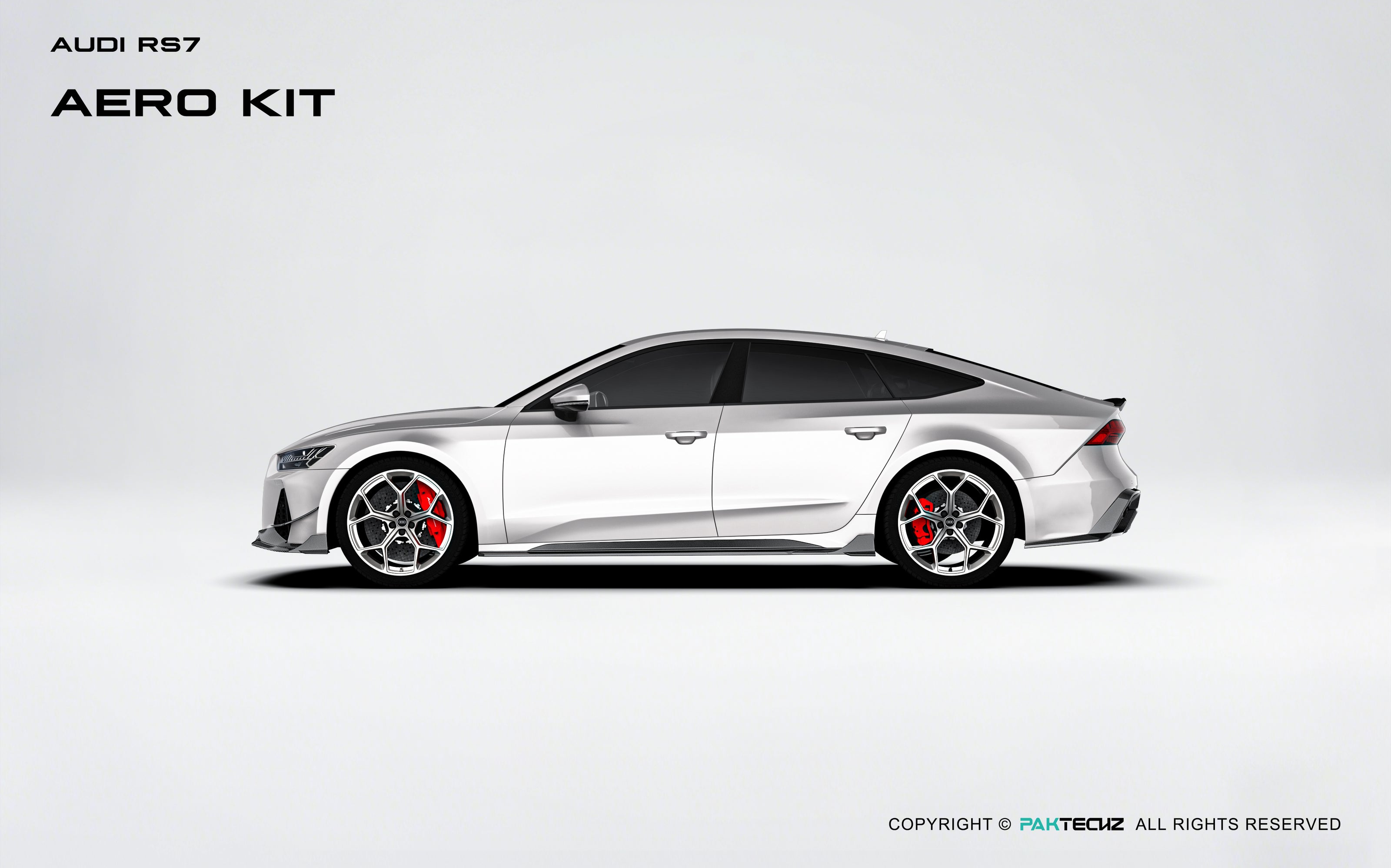Audi RS7 C8 Paktechz Full Dry Carbon Aerodynamics kit - Robot Bodykits