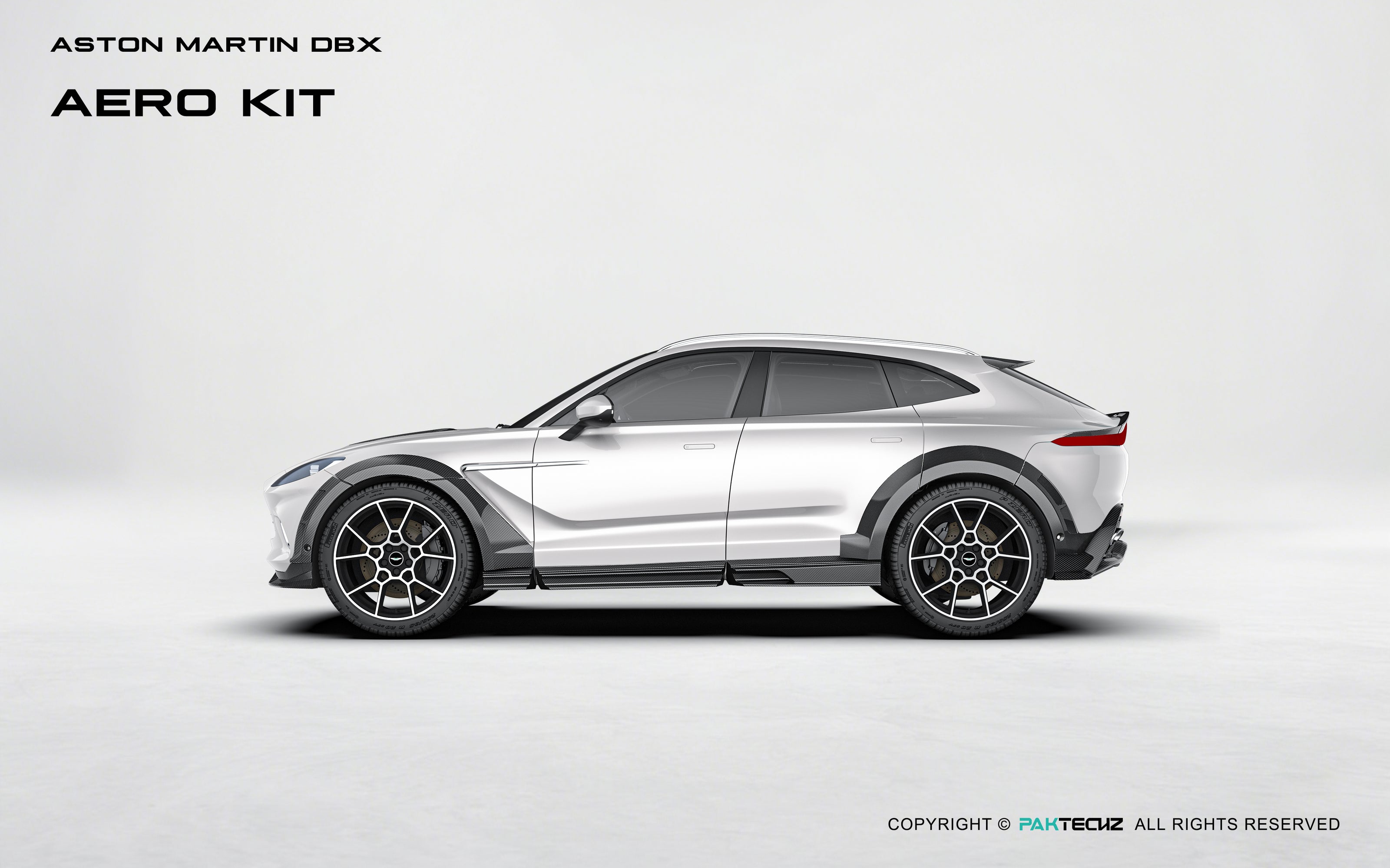 Aston Martin DBX Paktechz Full Dry Carbon Aerodynamics kit - Robot Bodykits