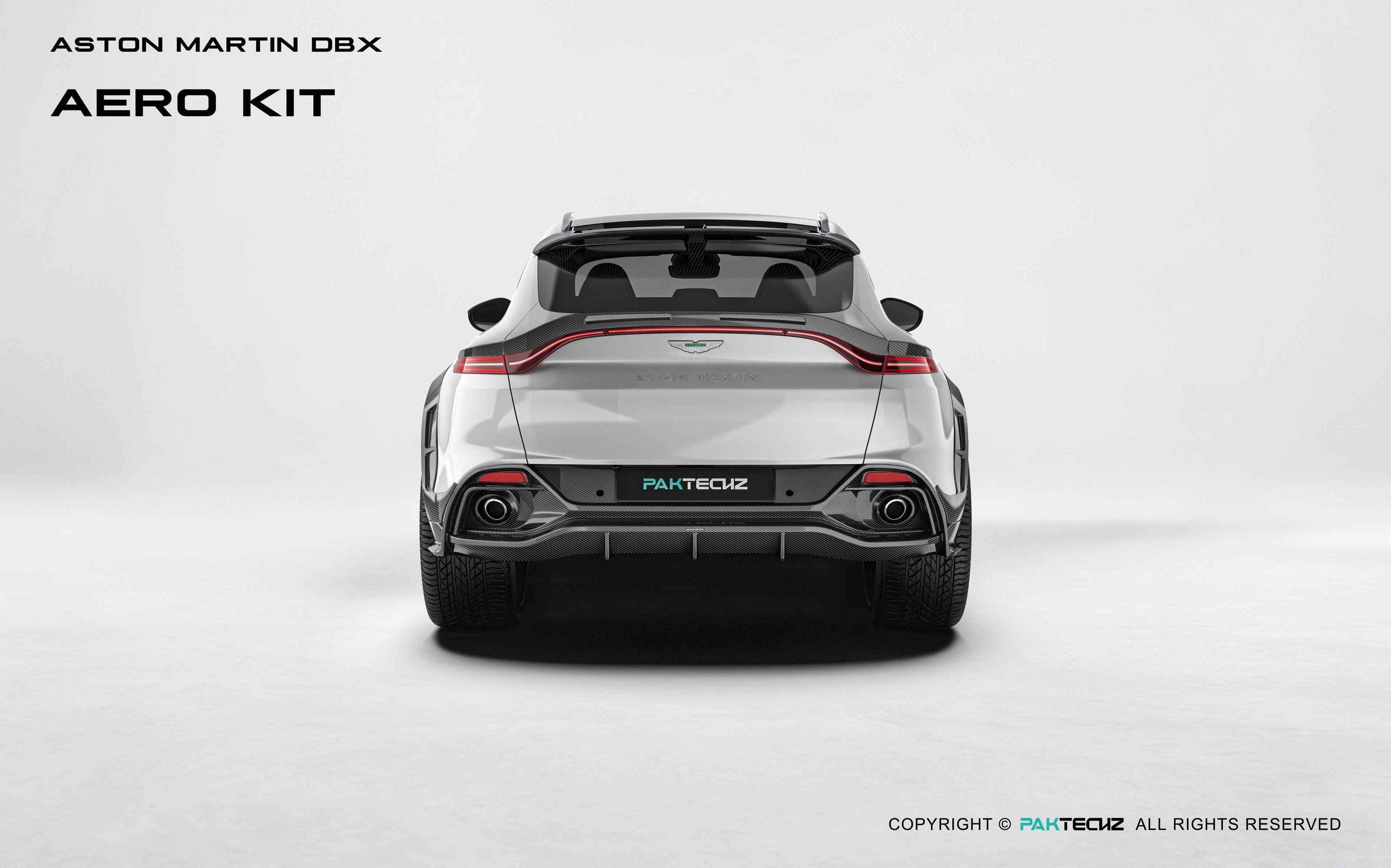 Aston Martin DBX Paktechz Full Dry Carbon Aerodynamics kit