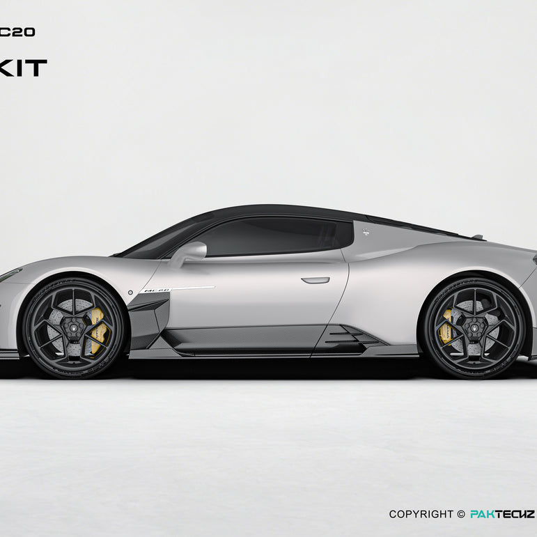 Maserati MC20 Paktechz Full Dry Carbon Aerodynamics Kit