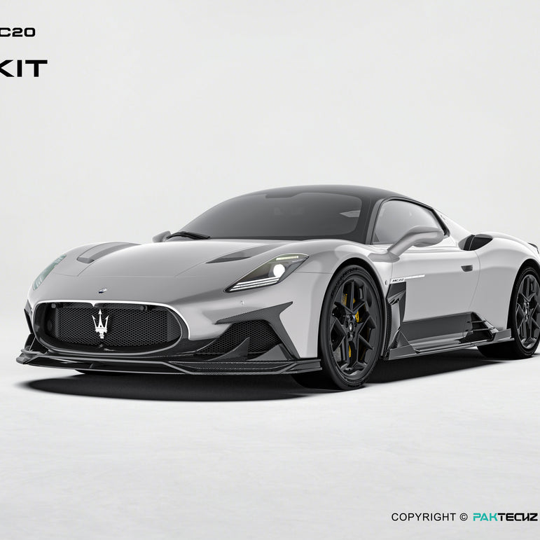 Maserati MC20 Paktechz Full Dry Carbon Aerodynamics Kit