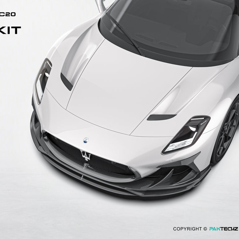 Maserati MC20 Paktechz Full Dry Carbon Aerodynamics Kit