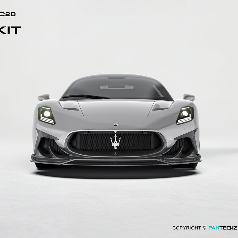 Maserati MC20 Paktechz Full Dry Carbon Aerodynamics Kit