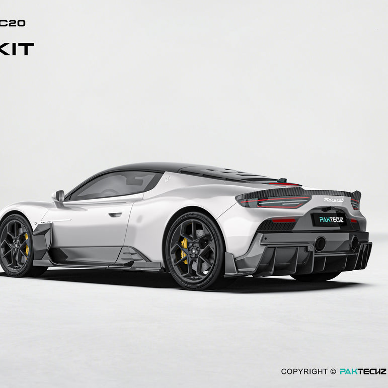 Maserati MC20 Paktechz Full Dry Carbon Aerodynamics Kit