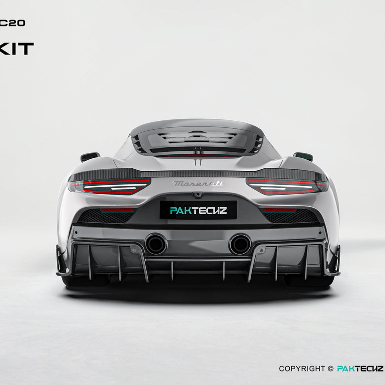 Maserati MC20 Paktechz Full Dry Carbon Aerodynamics Kit