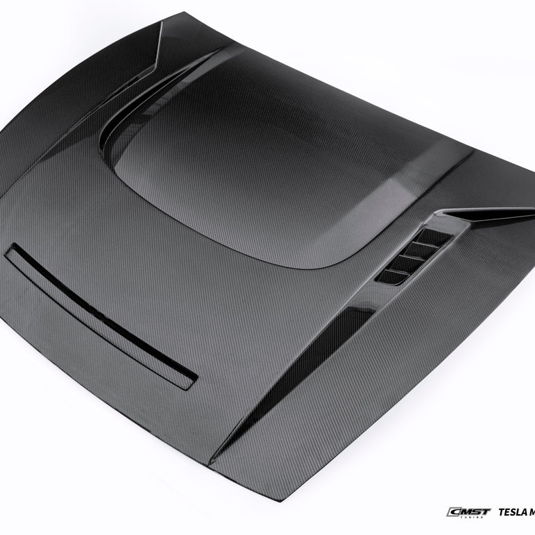 CMST 2025+ Tesla Model Y Carbon Fibre Bonnet / Hood Options