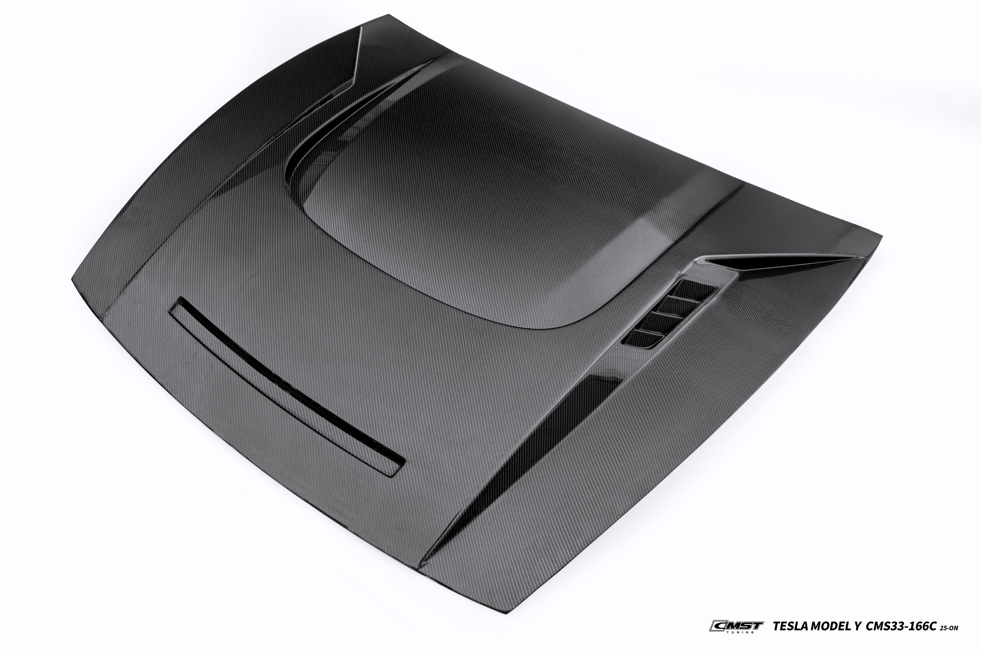 CMST 2025+ Tesla Model Y Carbon Fibre Bonnet / Hood Options