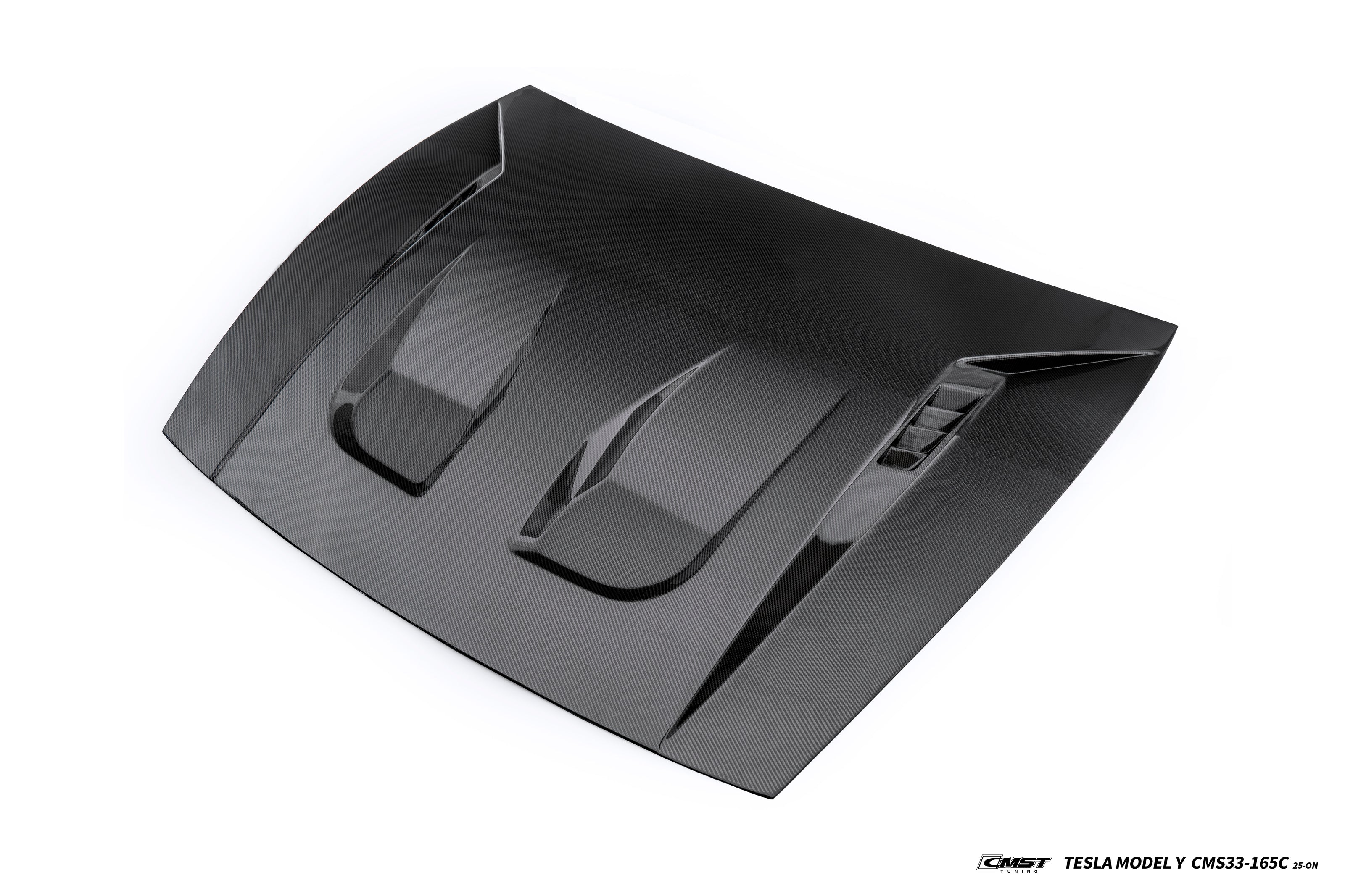 CMST 2025+ Tesla Model Y Carbon Fibre Bonnet / Hood Options