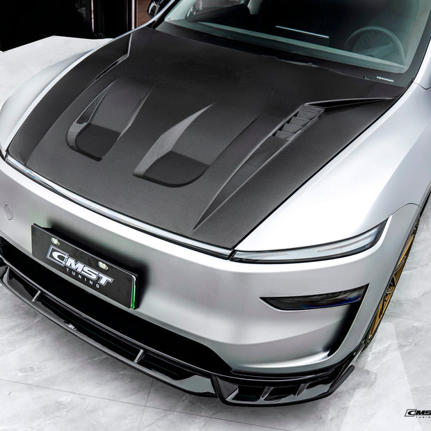 CMST 2025+ Tesla Model Y Carbon Fibre Bonnet / Hood Options