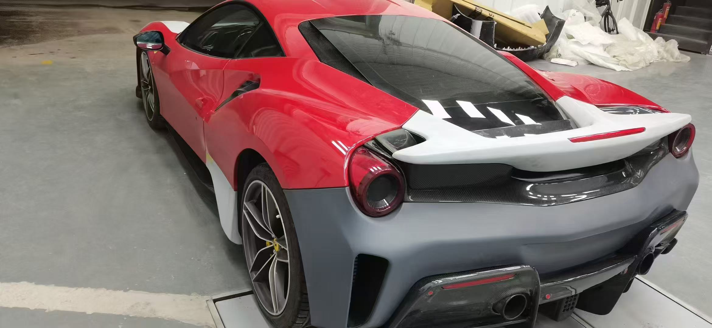 Ferrari 488GTB Upgrade to Pista Full Conversion Body Kit (Plastic & Dry-Carbon)