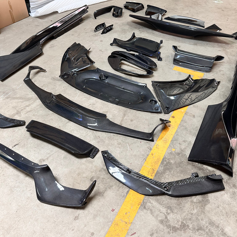 Ferrari 488GTB Upgrade to Pista Full Conversion Body Kit (Plastic & Dry-Carbon)