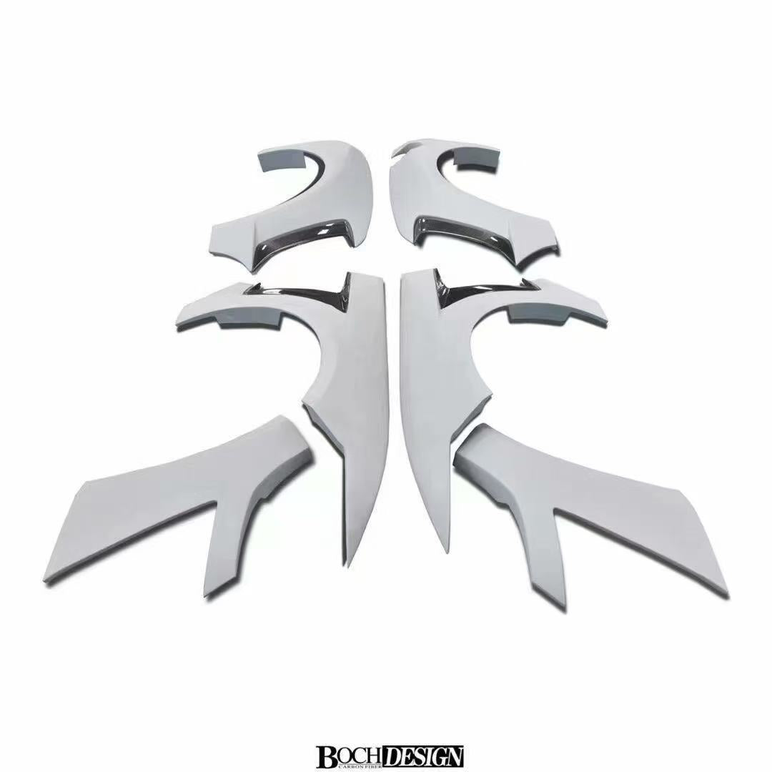 BOCH Design FRP GT500 S550 Ford Mustang Widebody Complete Body Kit 2015-2023