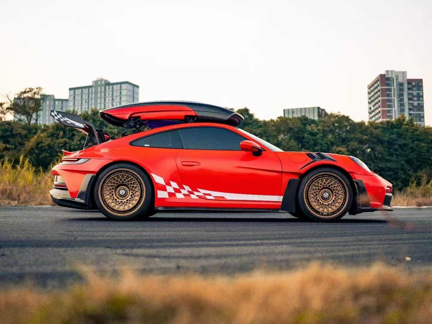 Porsche 911 992.1 Upgrade to GT3 RS Full PP Polypropylene + Dry-Carbon Fibre Conversion Kit