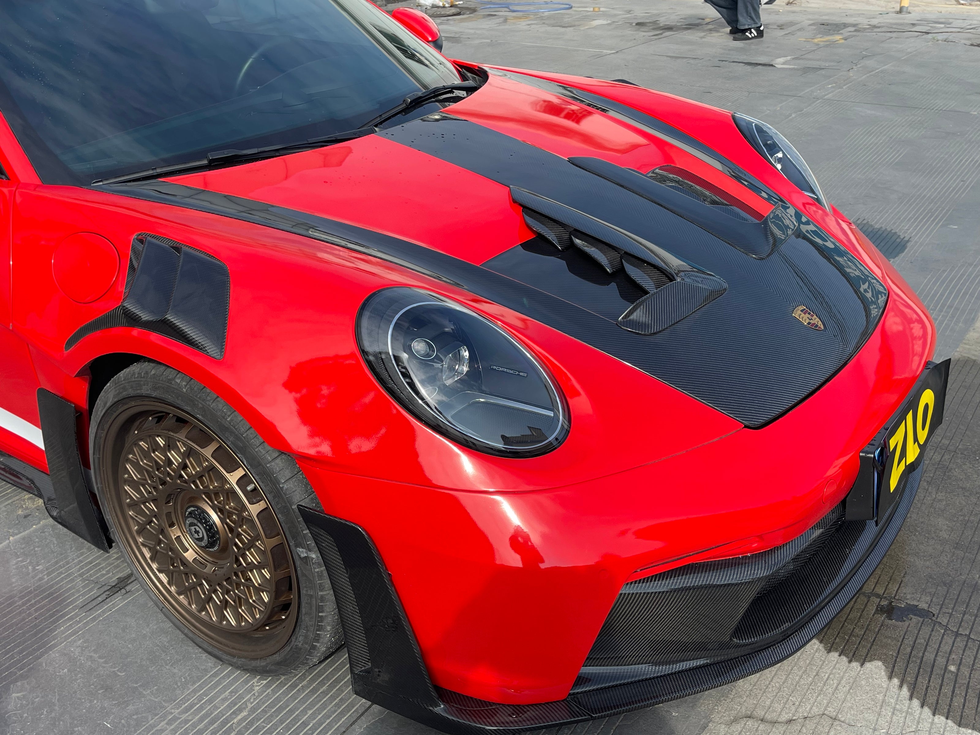 Porsche 911 992.1 Upgrade to GT3 RS Full PP Polypropylene + Dry-Carbon Fibre Conversion Kit
