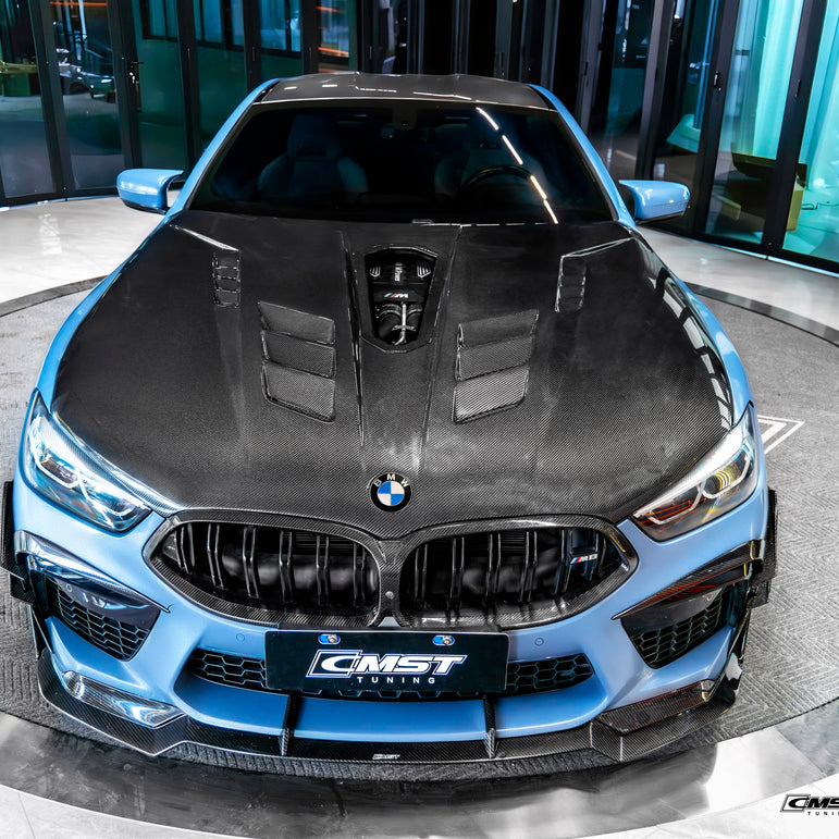 CMST Carbon BMW M8 F91 F92, 8 Series G16, G15, G15, F91 and F92 Transparent Bonnet