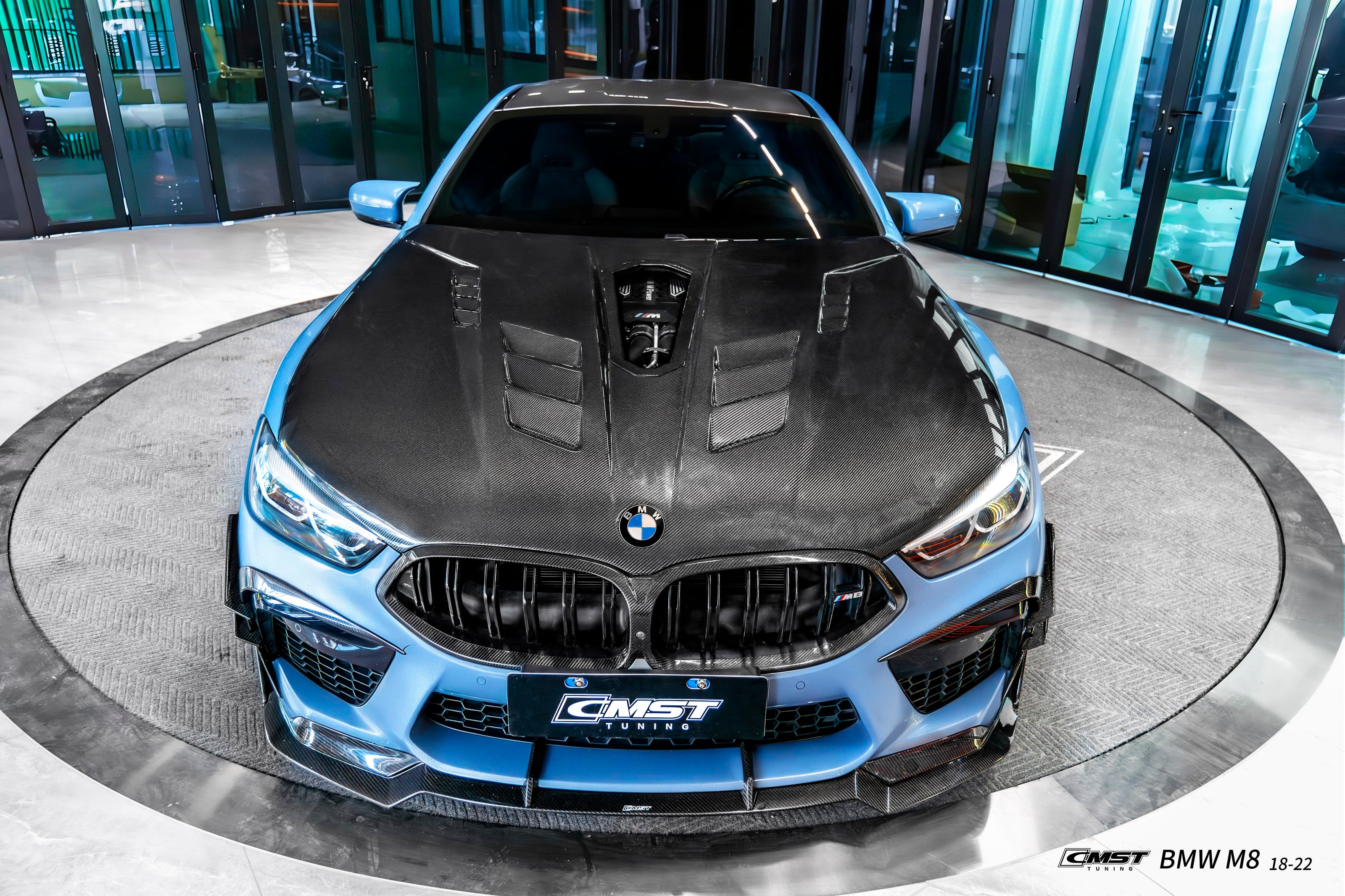CMST Carbon BMW M8 F91 F92, 8 Series G16, G15, G15, F91 and F92 Transparent Bonnet