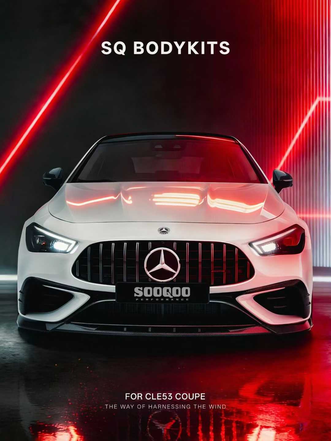SQ Mercedes CLE 53 AMG C236 Prepreg Carbon Fibre Body Kit