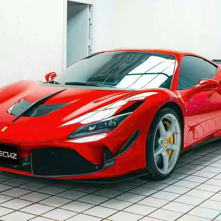 Ferrari F8 Paktechz Full Dry Carbon Aerodynamics kit