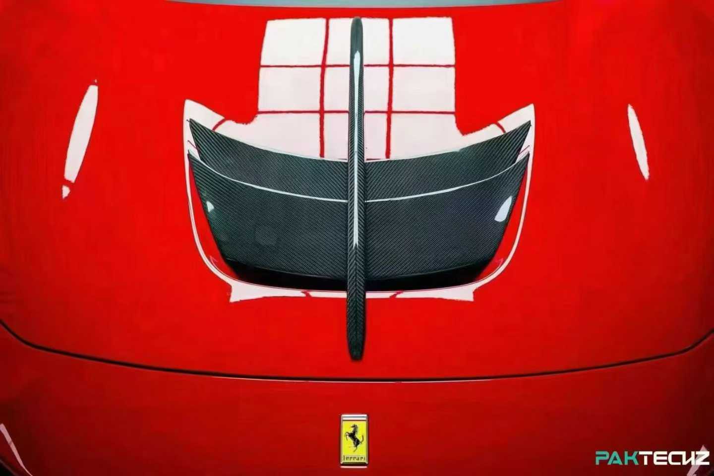 Ferrari F8 Paktechz Full Dry Carbon Aerodynamics kit