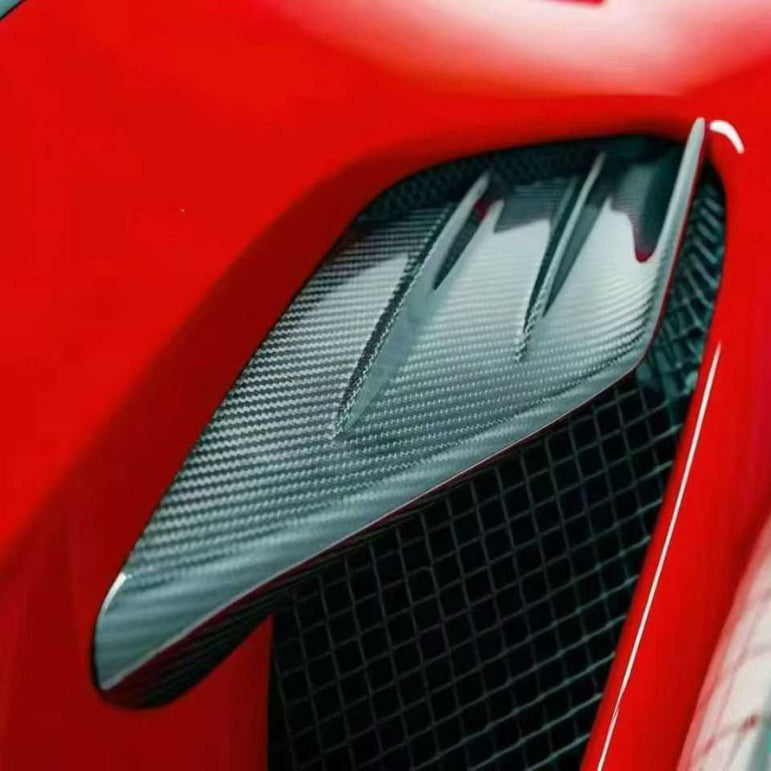 Ferrari F8 Paktechz Full Dry Carbon Aerodynamics kit