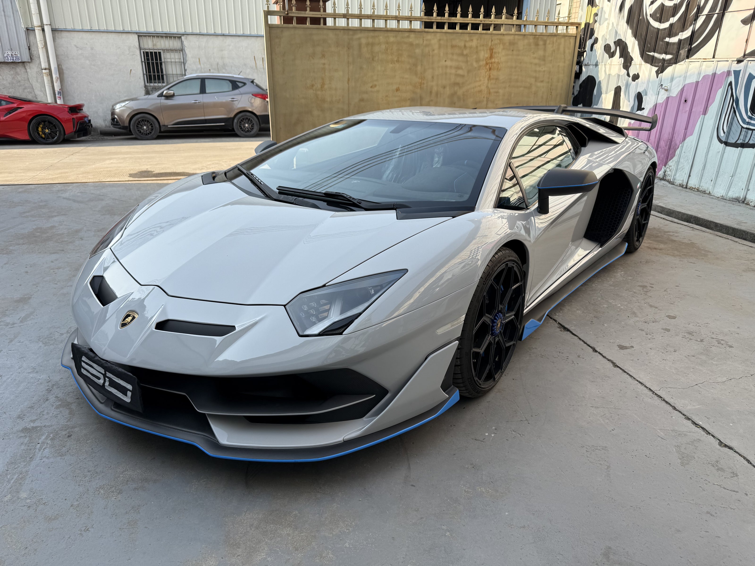 SD Dry Carbon Fibre Conversion Full Body Kit Conversion for Lamborghini Aventador LP700/720/740/750 Upgrade to SVJ Full Body Kit