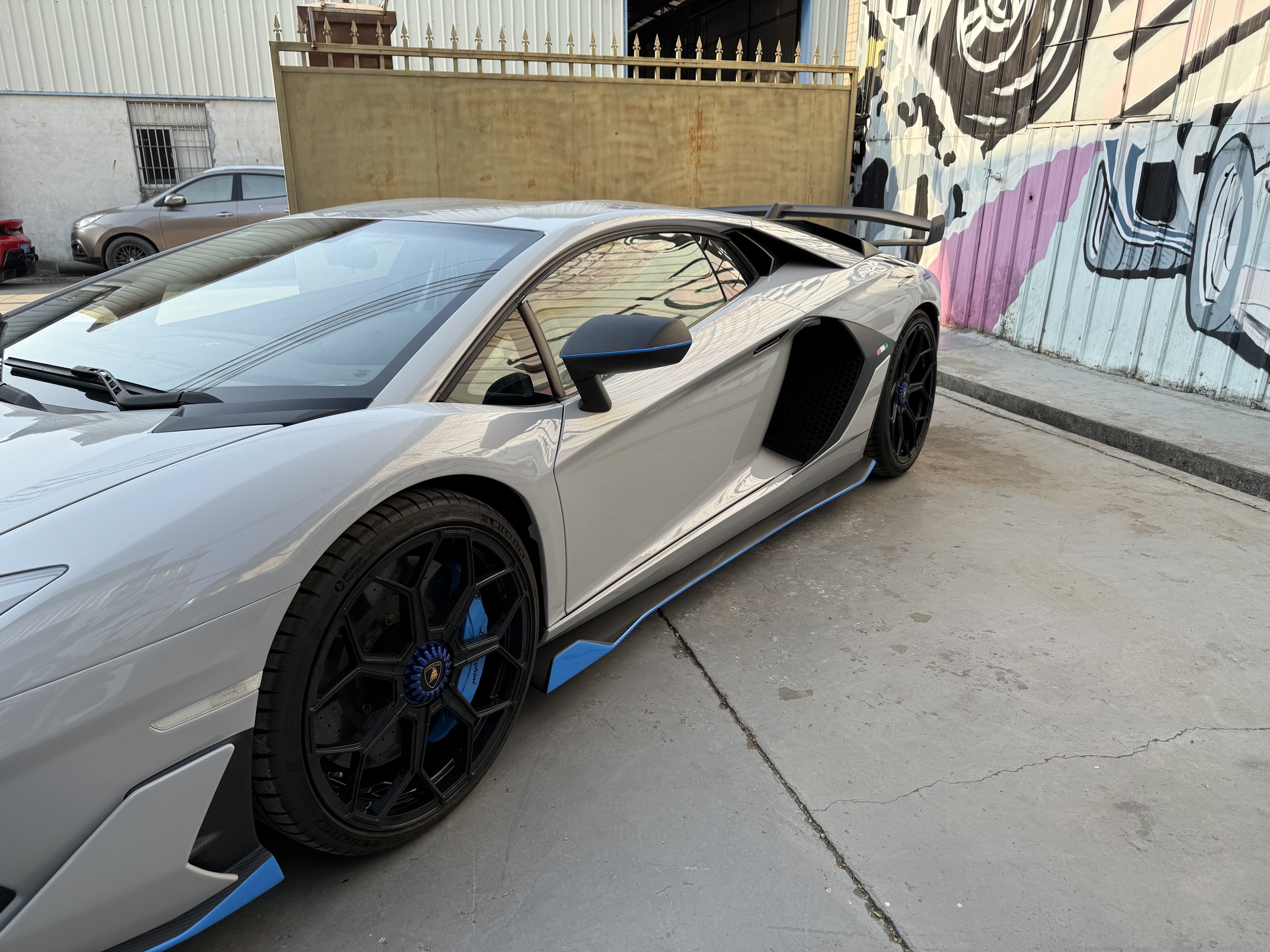 SD Dry Carbon Fibre Conversion Full Body Kit Conversion for Lamborghini Aventador LP700/720/740/750 Upgrade to SVJ Full Body Kit