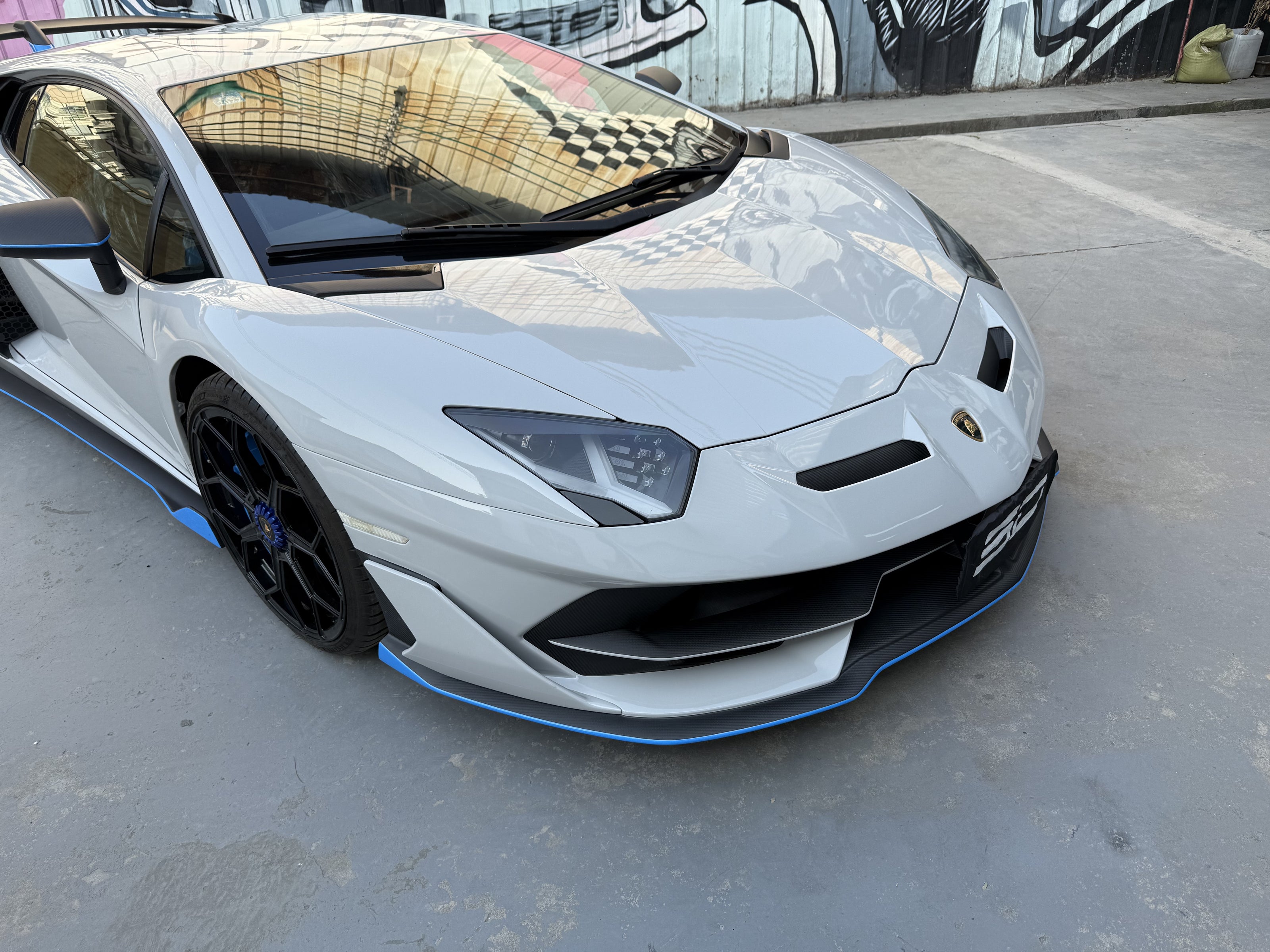 SD Dry Carbon Fibre Conversion Full Body Kit Conversion for Lamborghini Aventador LP700/720/740/750 Upgrade to SVJ Full Body Kit