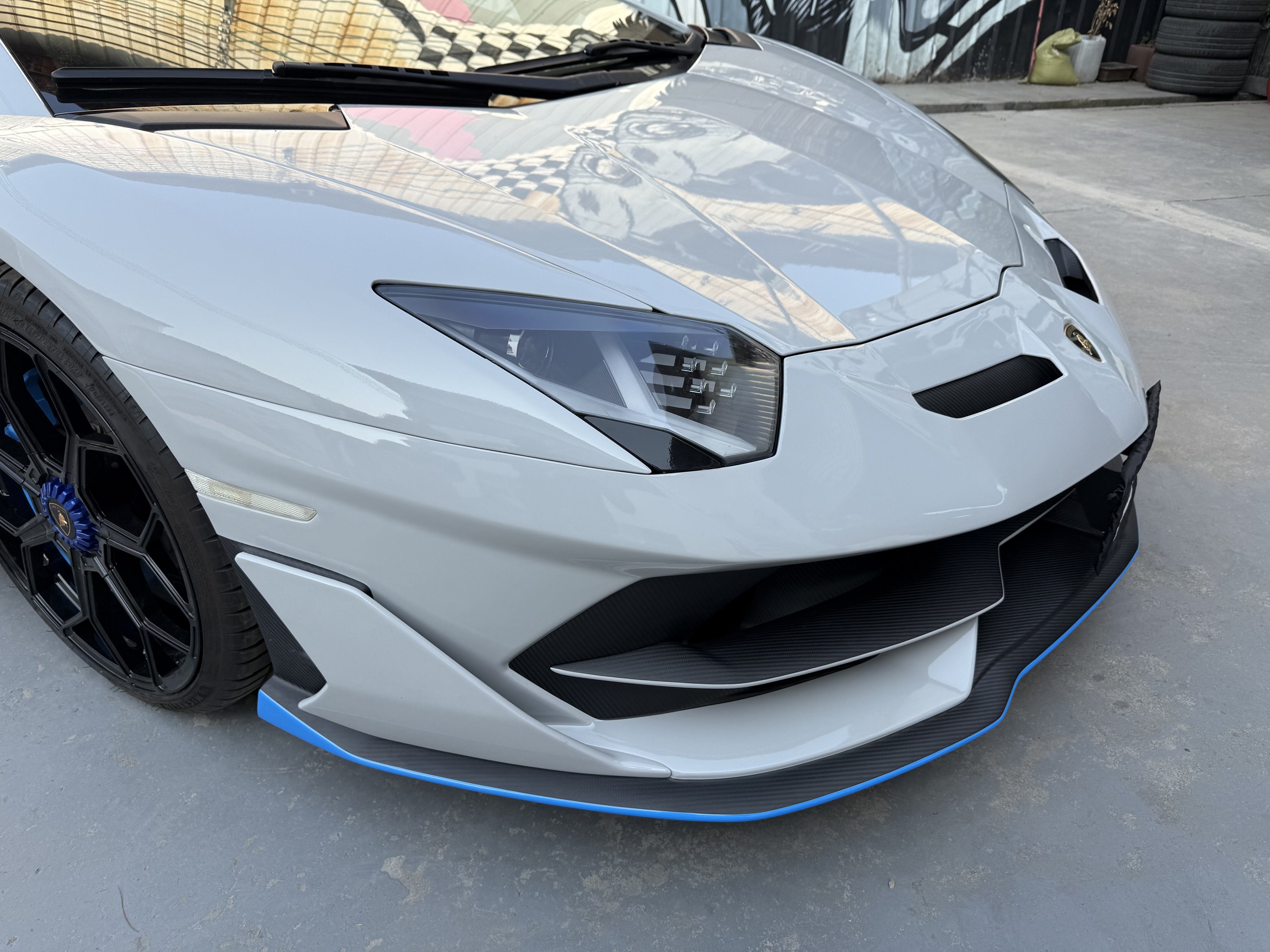 SD Dry Carbon Fibre Conversion Full Body Kit Conversion for Lamborghini Aventador LP700/720/740/750 Upgrade to SVJ Full Body Kit
