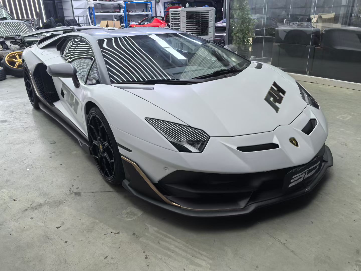 SD Dry Carbon Fibre Conversion Full Body Kit Conversion for Lamborghini Aventador LP700/720/740/750 Upgrade to SVJ Full Body Kit