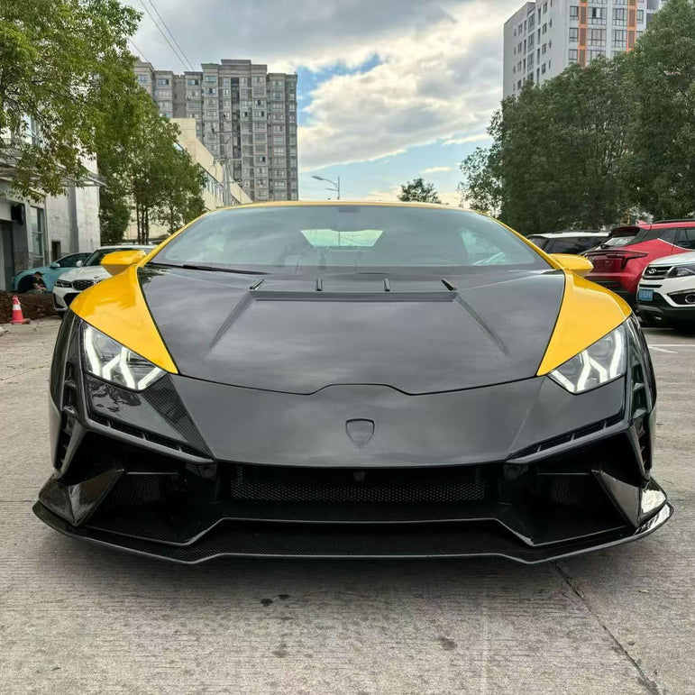 Lamborghini Huracan LP580 / LP610 / EVO → Dry-Carbon Fibre Tecnica Conversion Body Kit