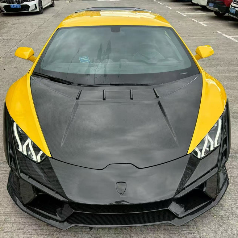 Lamborghini Huracan LP580 / LP610 / EVO → Dry-Carbon Fibre Tecnica Conversion Body Kit