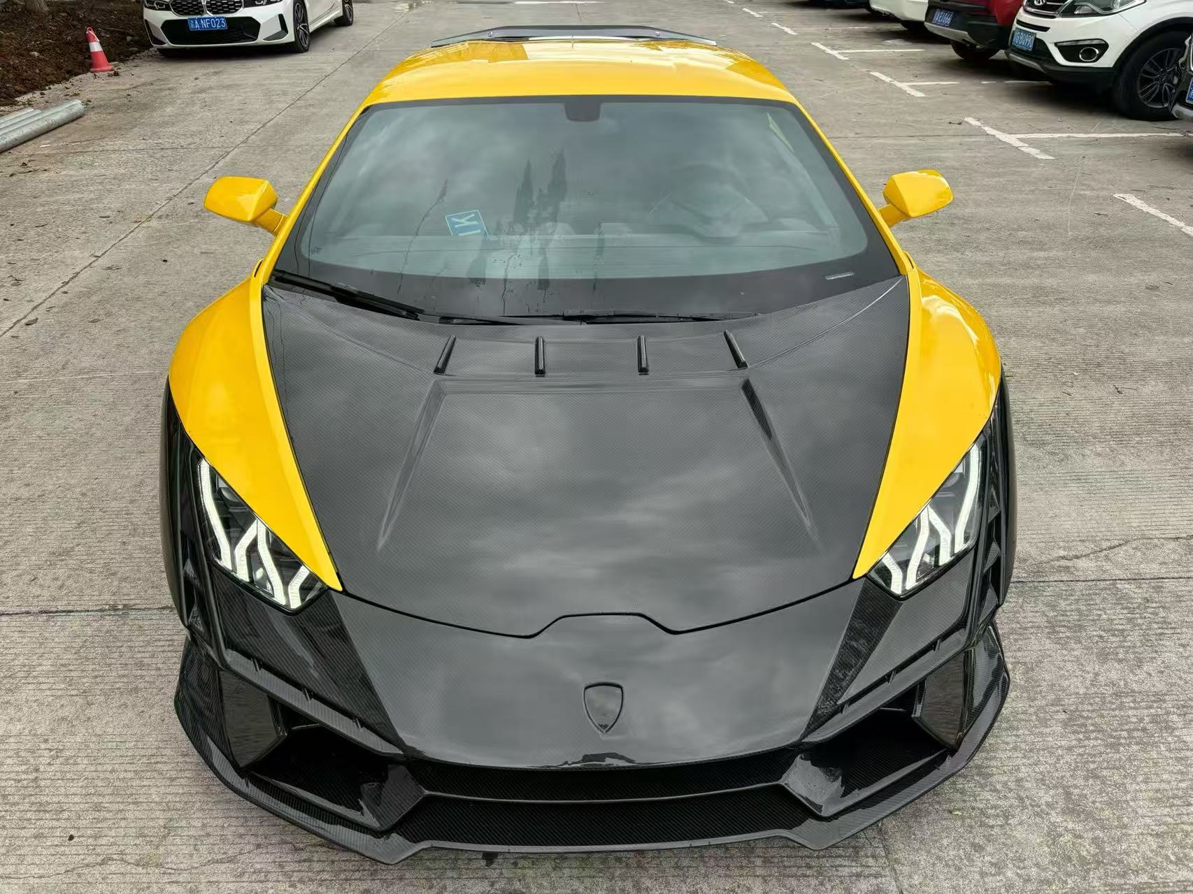 Lamborghini Huracan LP580 / LP610 / EVO → Dry-Carbon Fibre Tecnica Conversion Body Kit