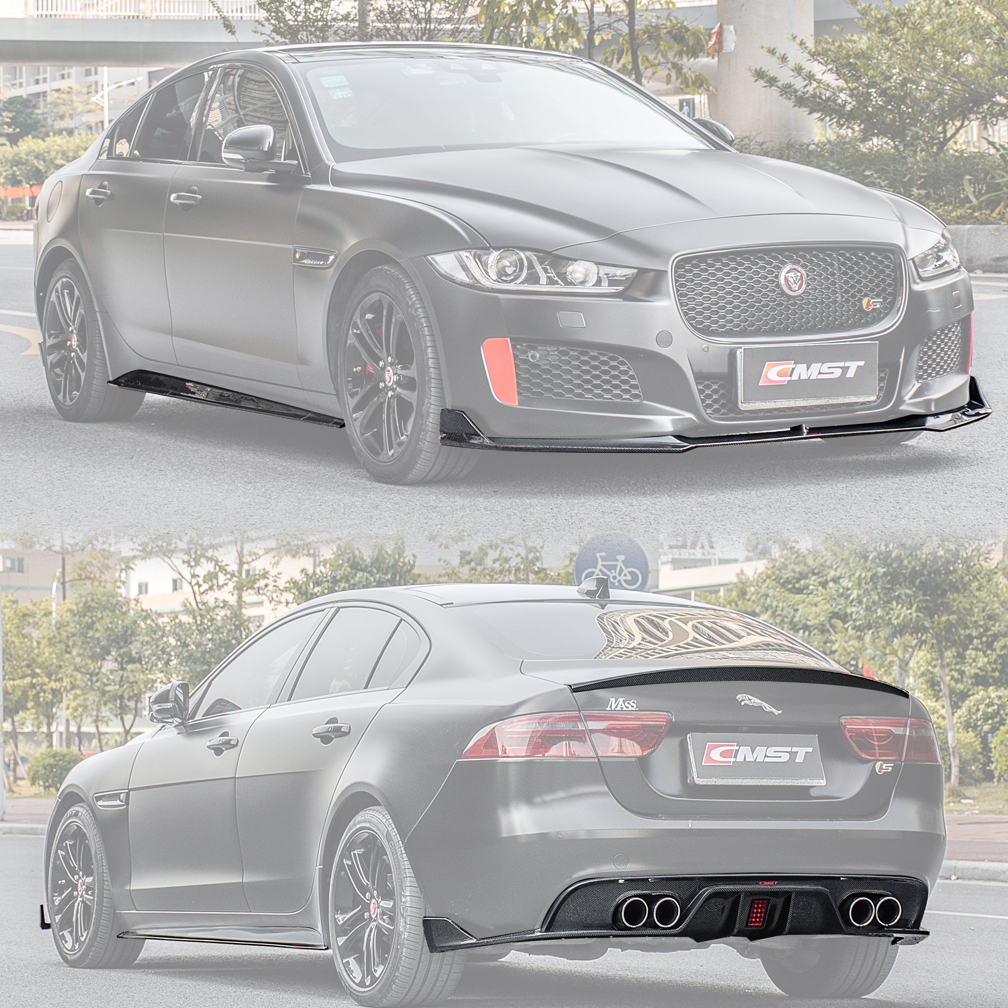 CMST Carbon Fiber Full Body Kit for Jaguar XE / XEL 2016-ON - Robot Bodykits