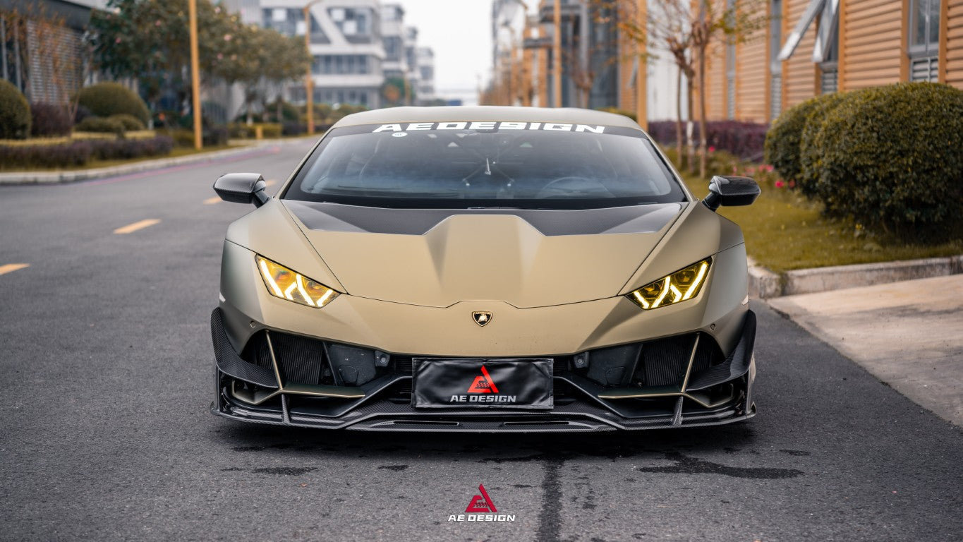 AE Design Lamborghini Huracan EVO AWD 2020-2023 Dry Pre-preg Carbon Fiber Full Bodykit