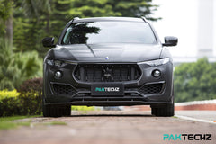 PAKTECHZ Carbon Fiber Front Bumper Upper Splitter for Maserati Levante