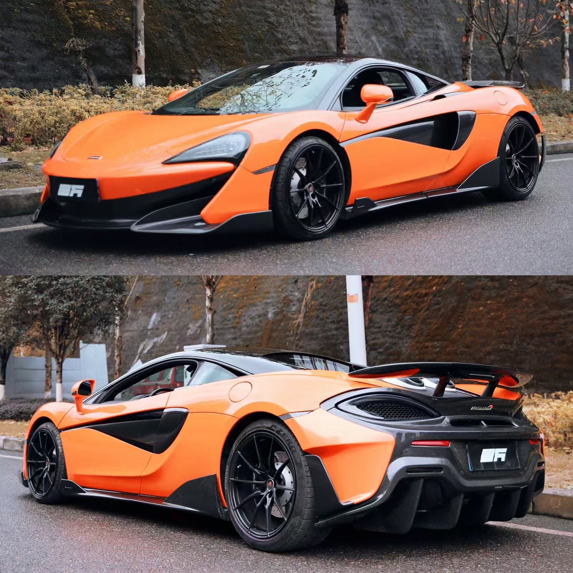 SD Dynamics 600LT Conversion Body Kit for McLaren 540C 570S Dry