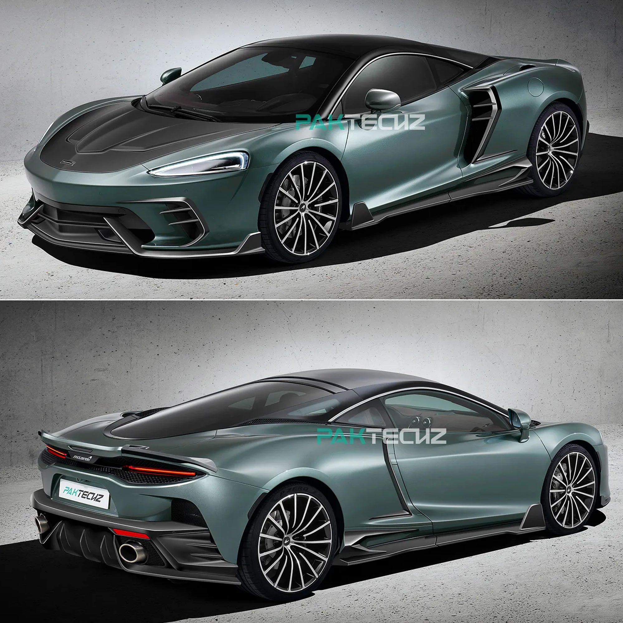 Mclaren GT Paktechz Full Dry Carbon Aerodynamics Kit