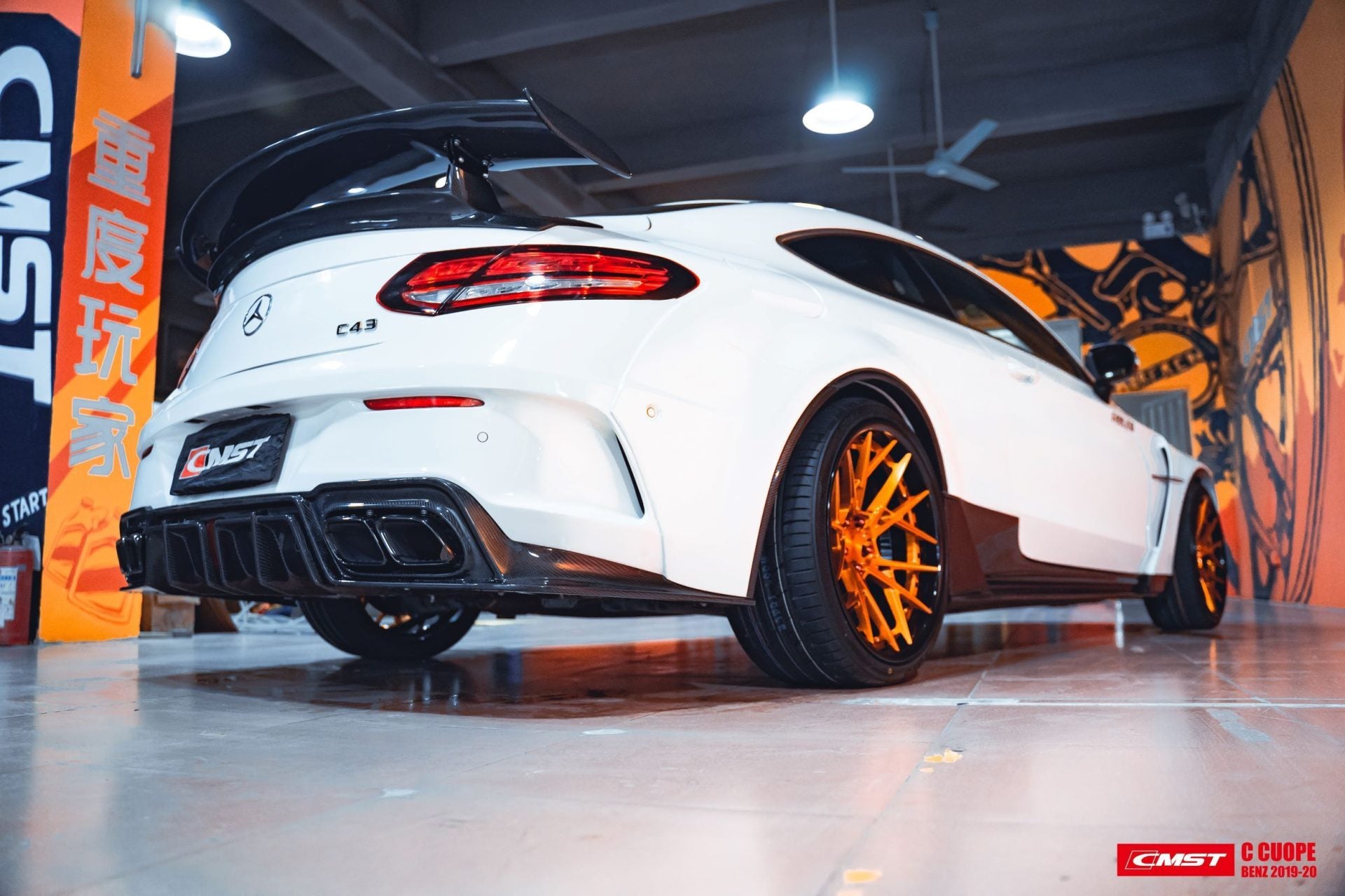 CMST Carbon Fiber Wide Body Kit for Mercedes-Benz C43 C300 C Coupe 2015-ON - Robot Bodykits