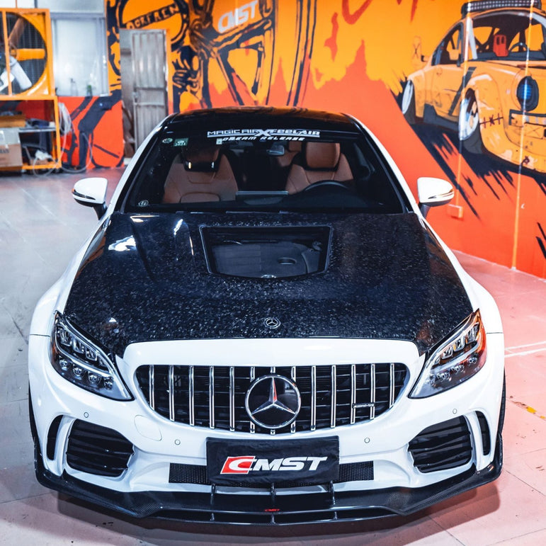 CMST Carbon Fiber Wide Body Kit for Mercedes-Benz C43 C300 C Coupe 2015-ON - Robot Bodykits