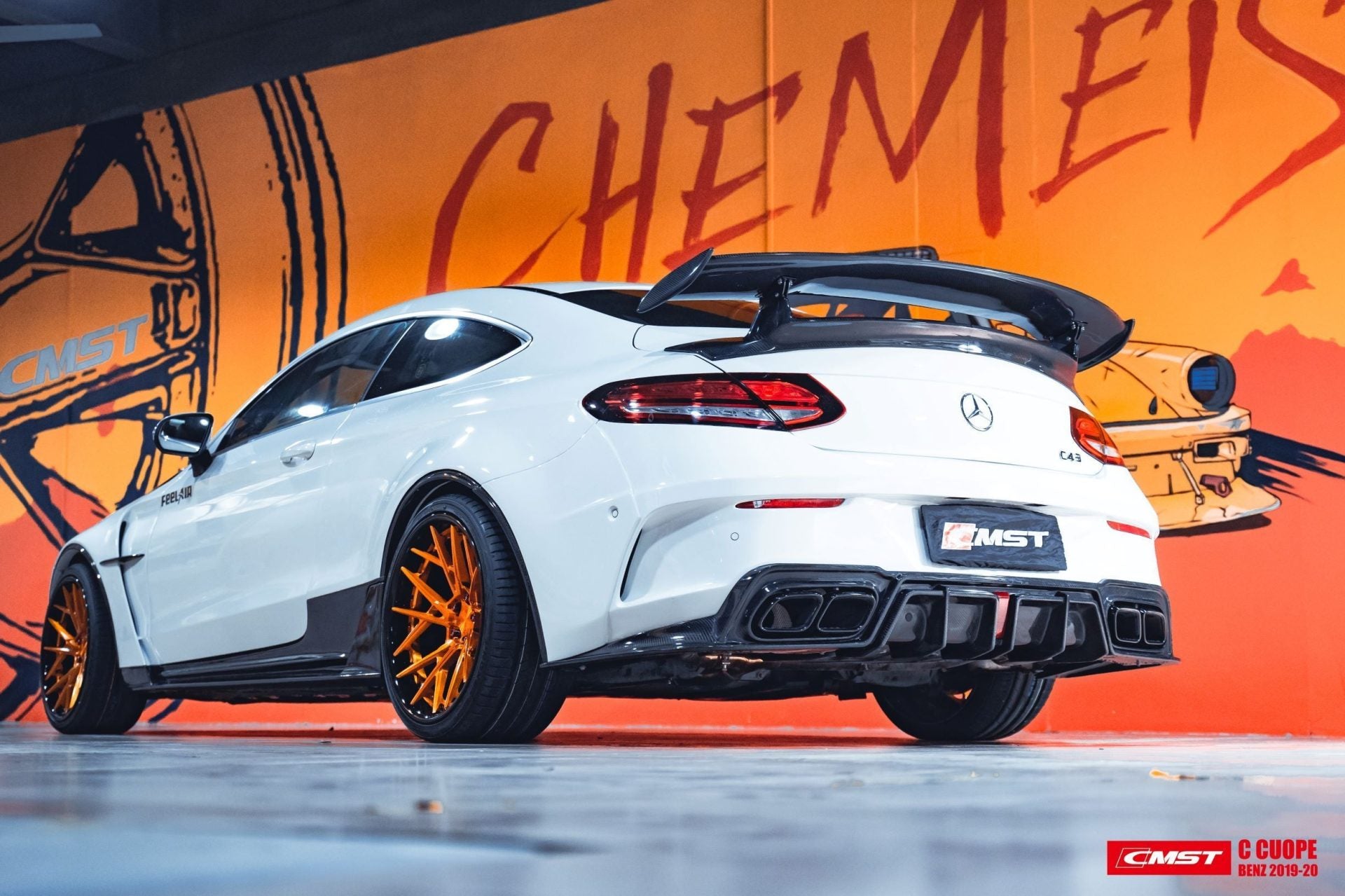 CMST Carbon Fiber Wide Body Kit for Mercedes-Benz C43 C300 C Coupe 2015-ON - Robot Bodykits