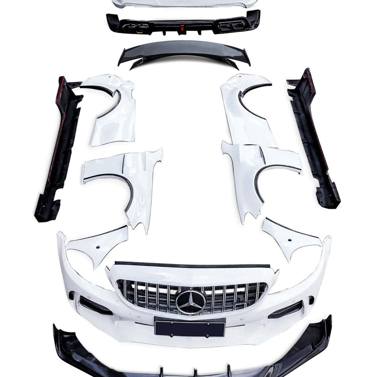 CMST Carbon Fiber Wide Body Kit for Mercedes-Benz C43 C300 C Coupe 2015-ON - Robot Bodykits